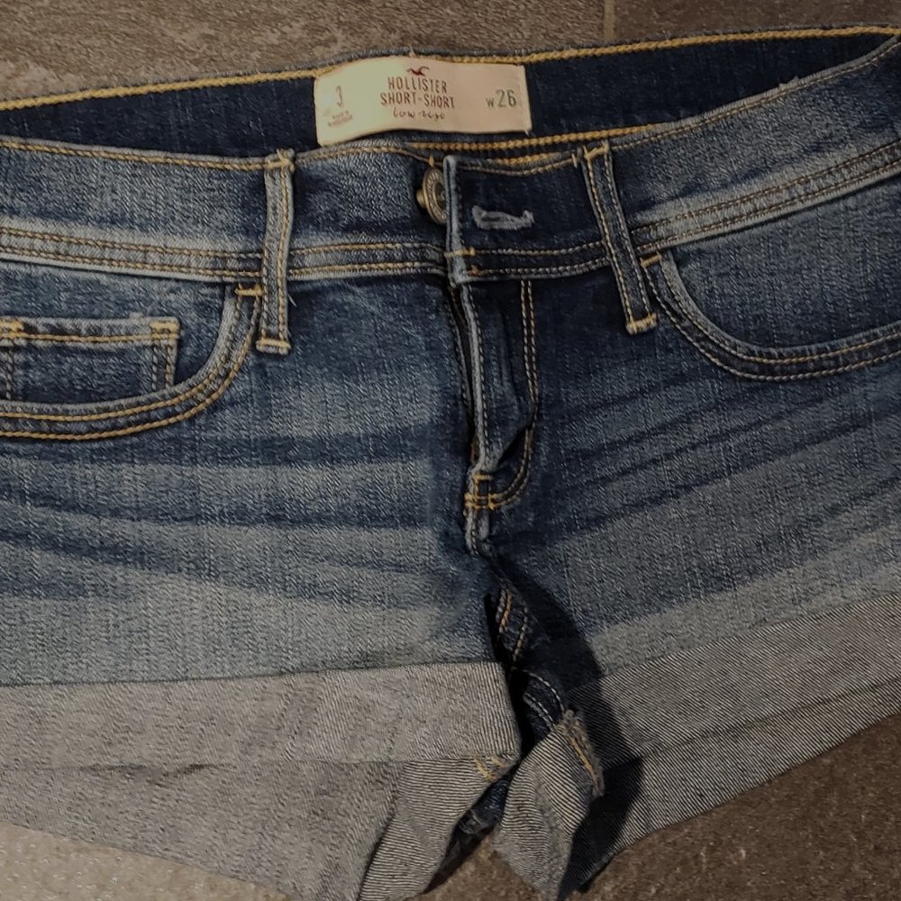 Hollister Denim Jean Shorts Junior size 3